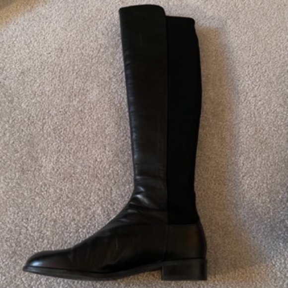 Stuart Weitzman Over-the-Knee black 50/50 boots Size 8 - Picture 3 of 16